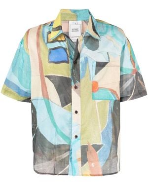 BETHANY WILLIAMS Sociale Bowling Shirt - Blue