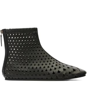 Isabel Marant Ferix Perforated Boots - Black