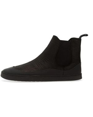 Groundies Crocodile-Effect Chelsea Boots - Black