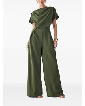 BWLDR Cowl-Neck Jumpsuit - Green