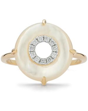 Mateo Diamond Donut Ring - Metallic