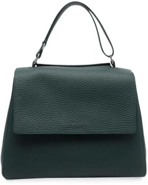 Orciani Sveva Leather Handbag - Green