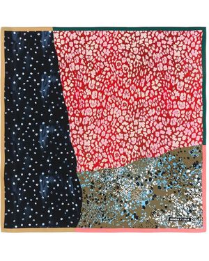 Bimba Y Lola Printed Scarf - Red