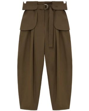 Loewe Cargohose Mit Gürtel - Grün