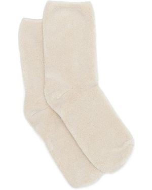 Baserange Textured Socks - White