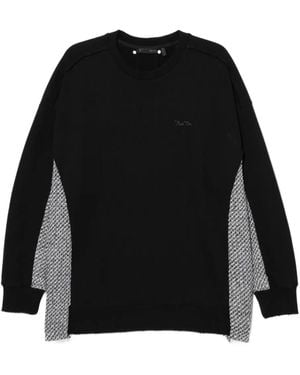 FIVE CM Sweatshirt mit Logo-Stickerei - Schwarz