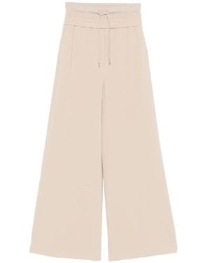 Panicale Drawstring Wide-Leg Pants - White