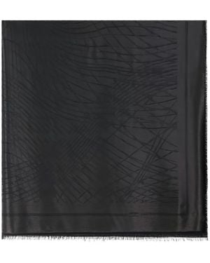 Elisabetta Franchi Foulard Con Stampa Astratta - Nero