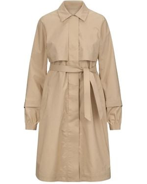 K-Way Belted Trench Coat - Natural