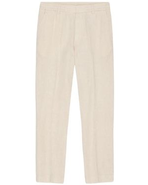 NN07 Pantalones Con Pinzas - Blanco