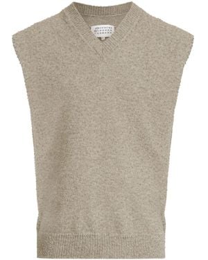 Maison Margiela カットアウトトップ - グレー