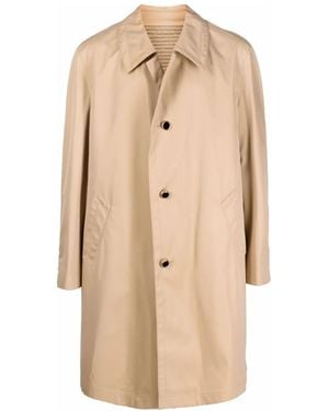 COOL T.M Cotton Single-Breasted Coat - Natural