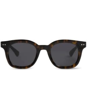 PETER AND MAY Lily Of The Valley スクエアフレーム サングラス - ブラック