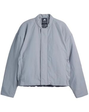 Entire studios X Adidas Padded Panelled Jacket - Blue
