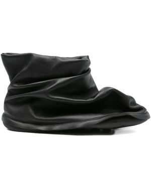 Camper X Issey Miyake Peu Form Calf Leather Boots - Black