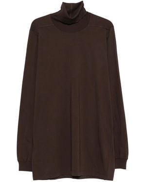 Rick Owens Top Surf de manga larga - Marrón