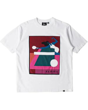 by Parra Ping Ponged T-Shirt - White