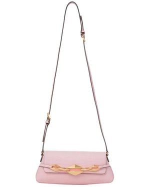 Jimmy Choo Diamond レザーショルダーバッグ - ピンク