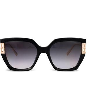 Chopard Gafas de sol con montura cat eye - Negro