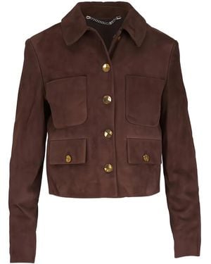 Altuzarra Astley Pocket Button Jacket - Brown