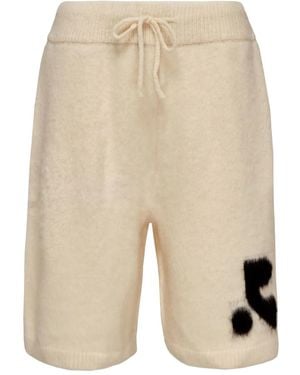 Rest&Recreation Gestrickte Hairy Shorts - Natur