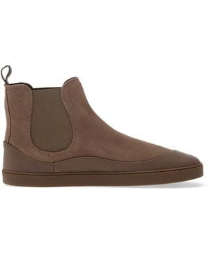 Groundies Suede Chelsea Boots - Brown