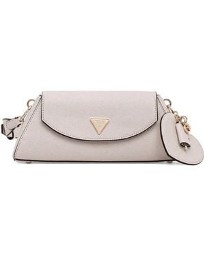 Guess Bolena heart-charm shoulder bag - Natur