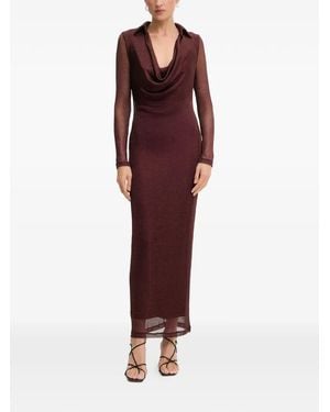Designer Red Long Sleeve Bardot Dresses for Women - Up to 82% off | Lyst