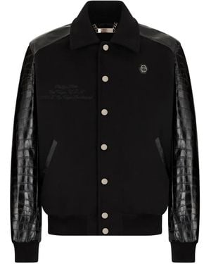 Philipp Plein Coster Bomber Jacket - Black