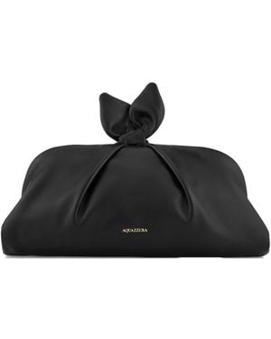 Aquazzura Bolso de mano Bow Tie pequeño - Negro