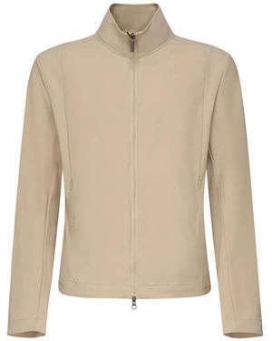 Colmar Logo-Patch Zip-Front Jacket - Natural
