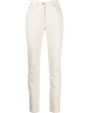 Brunello Cucinelli Slim-Fit Jeans - White