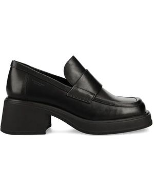 Vagabond Shoemakers Dorah Heeled Loafers - Black