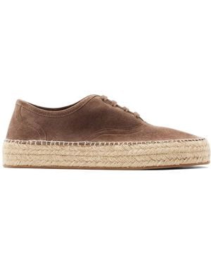 JW Anderson Lace-Up Platform Trainers - Brown