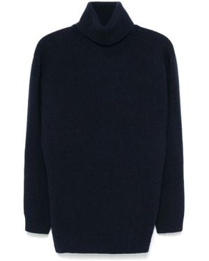 Miu Miu Maglione Con Logo - Blu