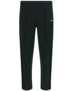 Lacoste Paris Monogram Track Trousers - Black