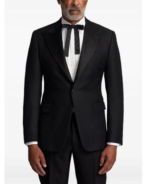 RRL Peak-Lapels Blazer - Black