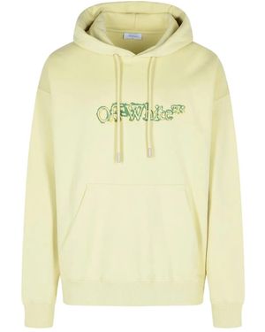 Off-White c/o Virgil Abloh Felpa Cloudy Arrow - Giallo