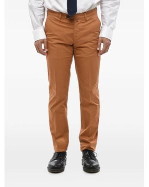 Corneliani Stretch-Cotton Chinos - Brown