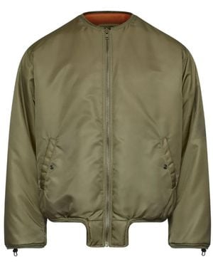 MM6 by Maison Margiela Nylon Jacket With Contrast Lining - Green