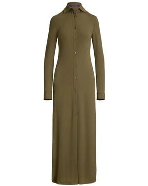 Ralph Lauren Buttoned Shirt Dress - Green