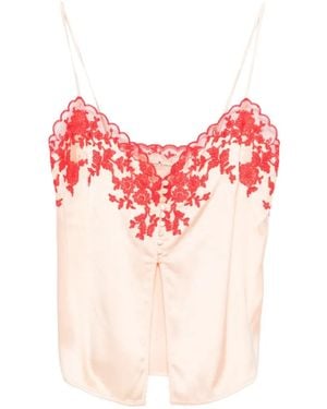 Ermanno Scervino Floral-lace Top - Pink