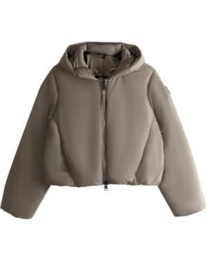 Canada Goose Hooded Puffer Jacket - Brown