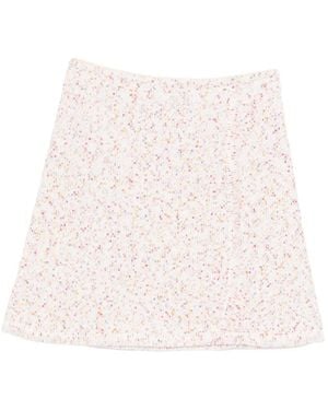 Bruno Manetti Fringed Mini Skirt - Pink