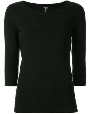 Marc Cain Three-Quarter Sleeve T-Shirt - Black