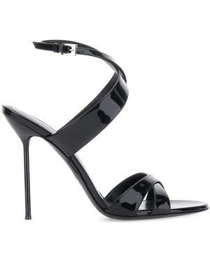 Paris Texas Lidia Criss-Cross Sandals - Black