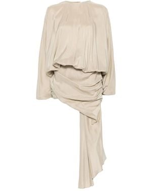 Christopher Esber Draped Silk Dress - Natural