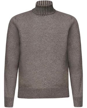 Galiana Maglione A Collo Alto - Grigio