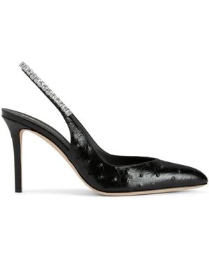 Giuseppe Zanotti Rachyl 90mm スリングバック パンプス - ブラック