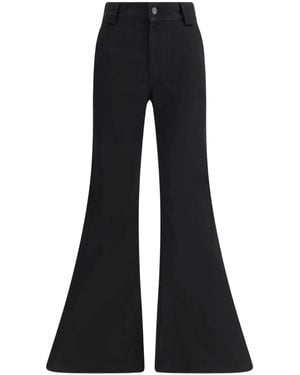 Balenciaga Flare Trousers - Black